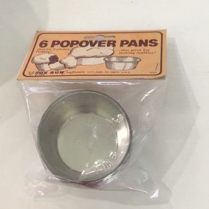 NIP Fox Run Craftsmen 1980 6 Popover Pans!